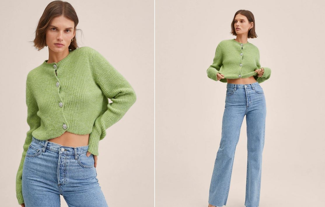 Apuesta por estos dos c&aacute;rdigans de Mango para dar color al invierno