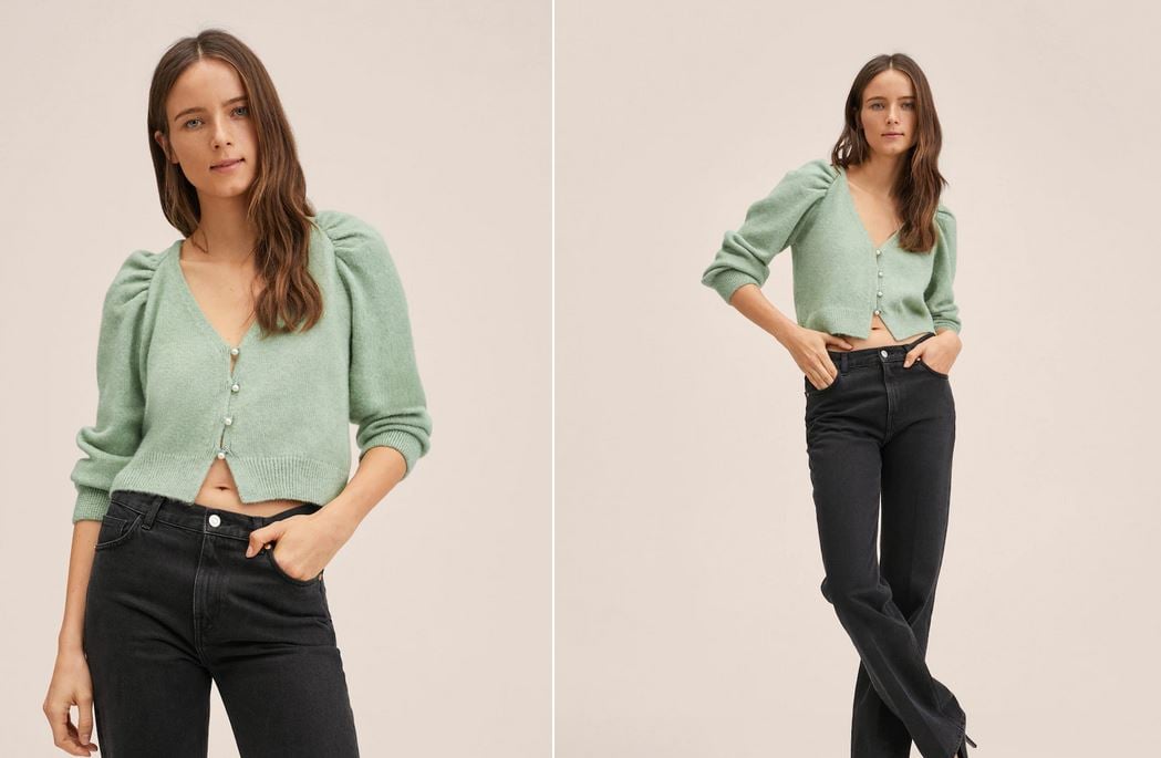 Apuesta por estos dos c&aacute;rdigans de Mango para dar color al invierno