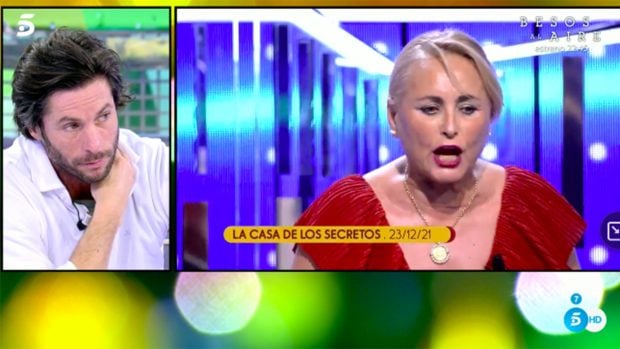 Luc&iacute;a Pariente, molesta con Canales Rivera./Telecinco