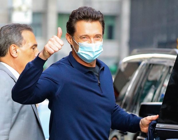 Hugh Jackman con mascarilla / Gtres