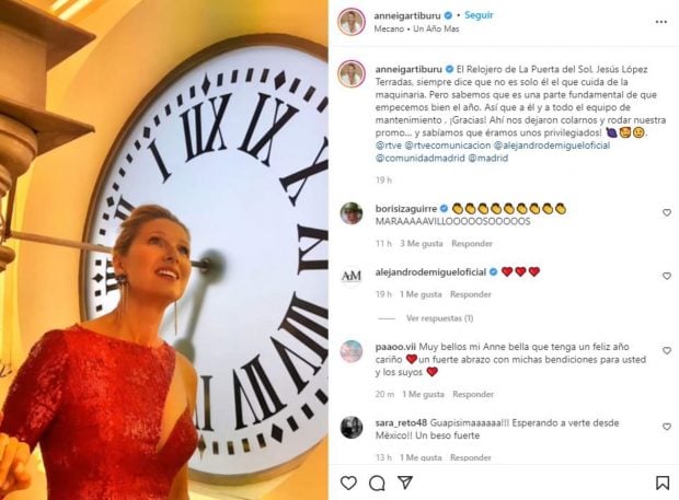 Anne Igartiburu, en Instagram./Instagram @anneigartiburu