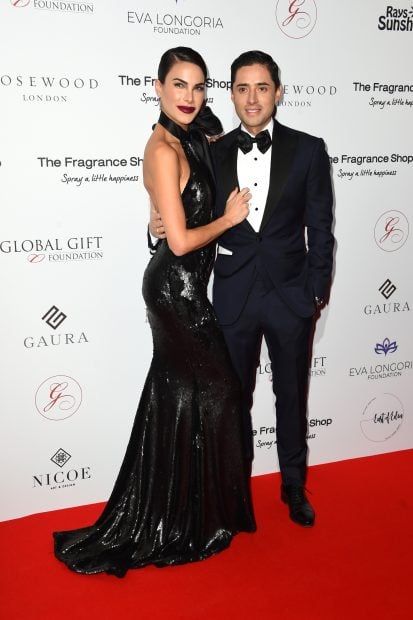 Carla Barber y Camilo Esquivel en un photocall / Gtres