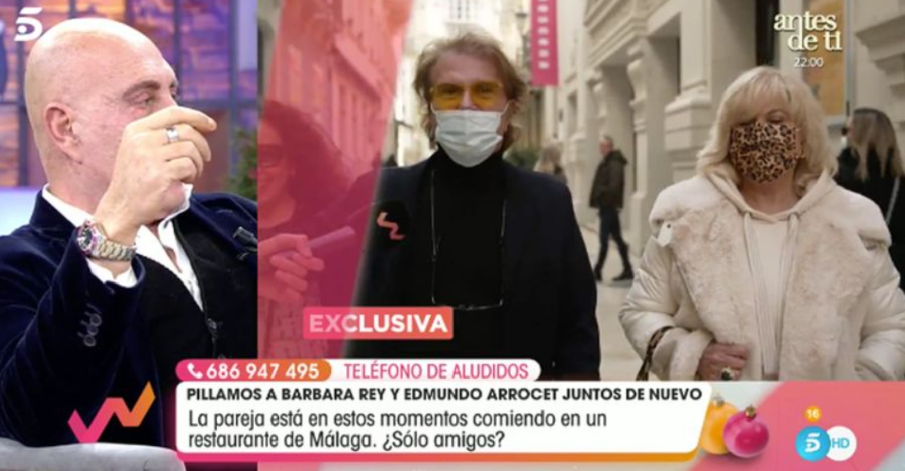 Edmundo Arrocet y B&aacute;rbara Rey / Telecinco