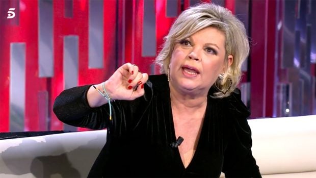 Terelu Campos en el 'Debate' de 'La isla de las tentaciones'./Telecinco
