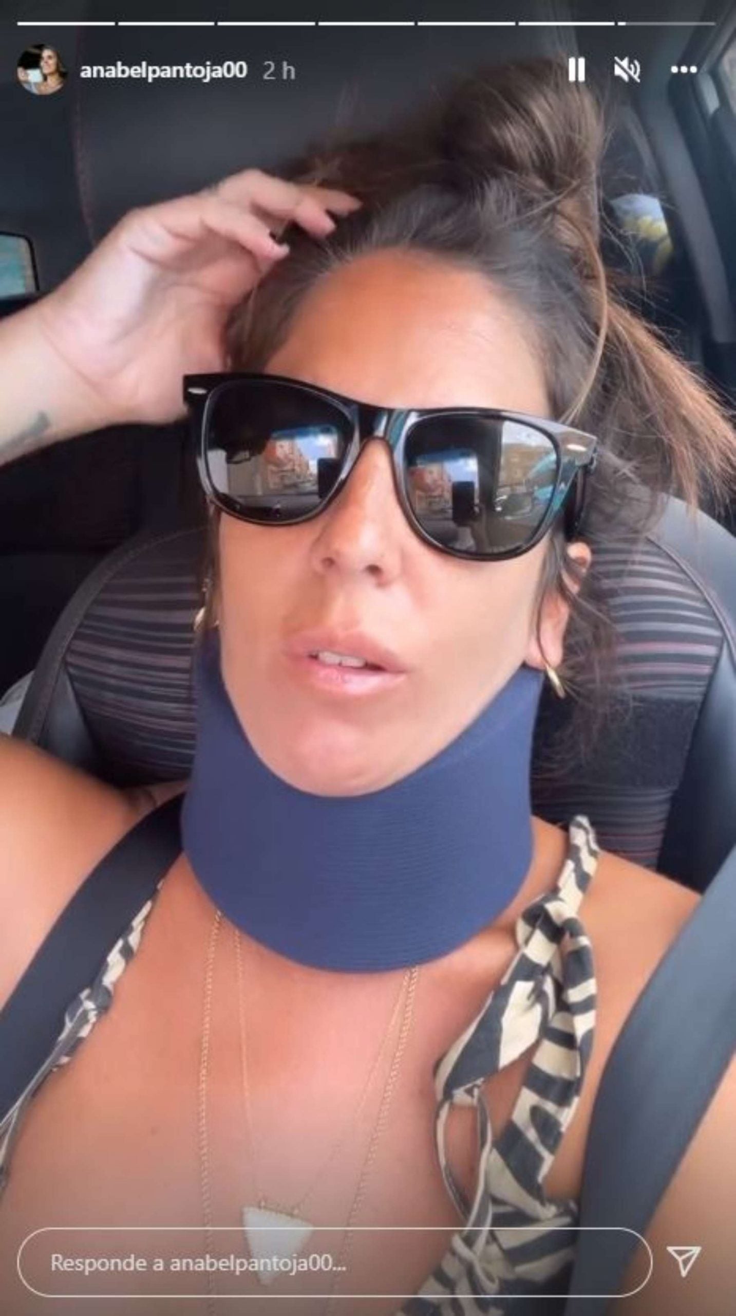 Anabel Pantoja, con collar&iacute;n / Instagram