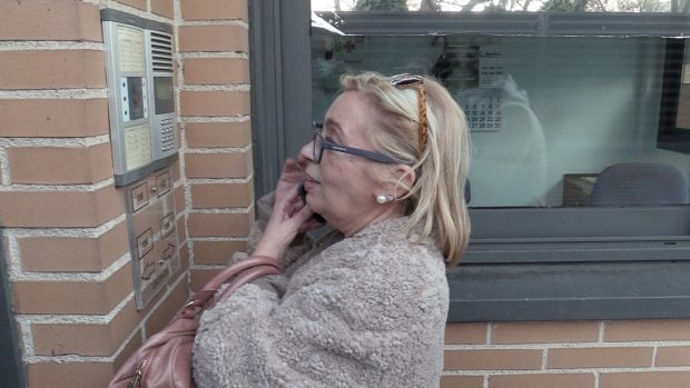Carmen Borrego en la puerta de Terelu / Gtres