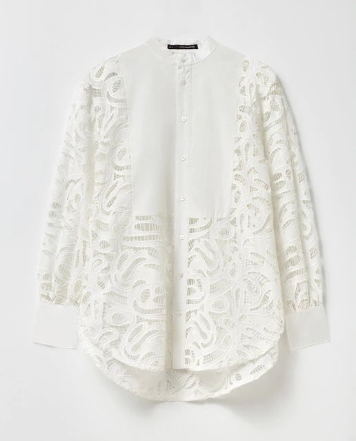 La camisa blanca de Sfera que nada tiene que envidiar a la de Valentino