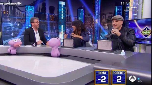 Inma Cuesta durante su &uacute;ltima intervenci&oacute;n televisiva./Antena 3