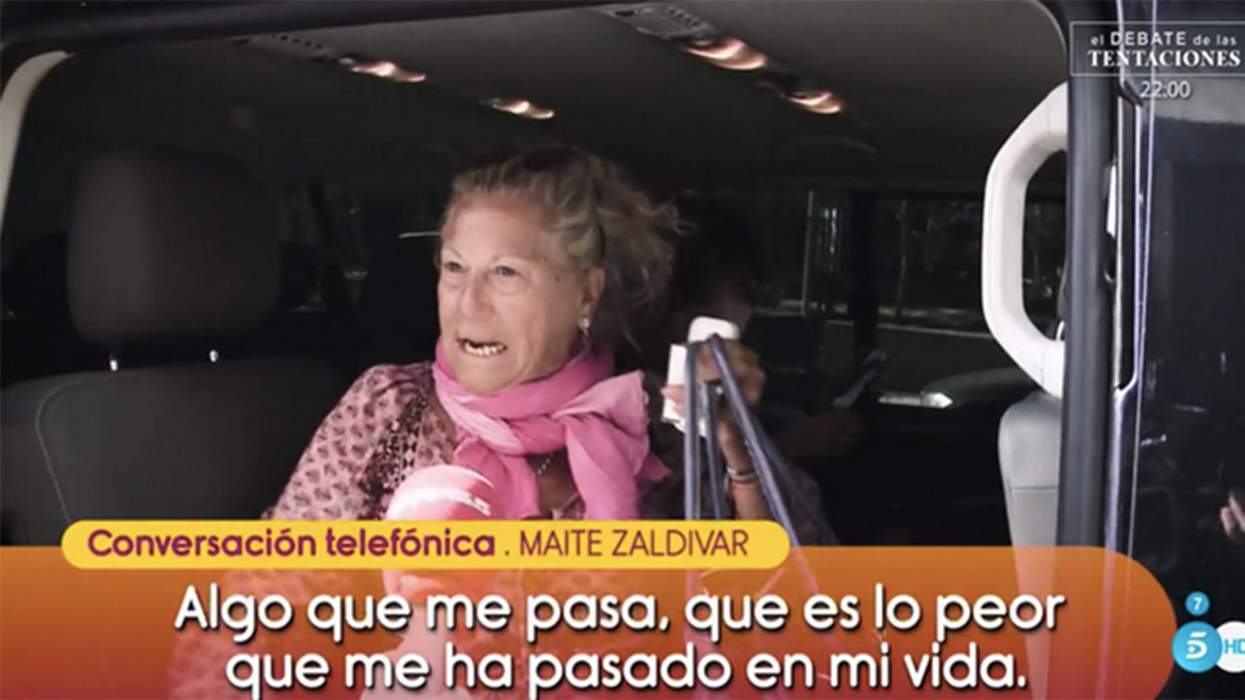 Mayte Zald&iacute;var, en 'S&aacute;lvame' / Telecinco