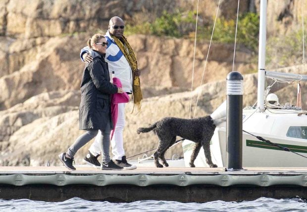 Marta Luisa y Shaman Durek, paseando. /Gtres