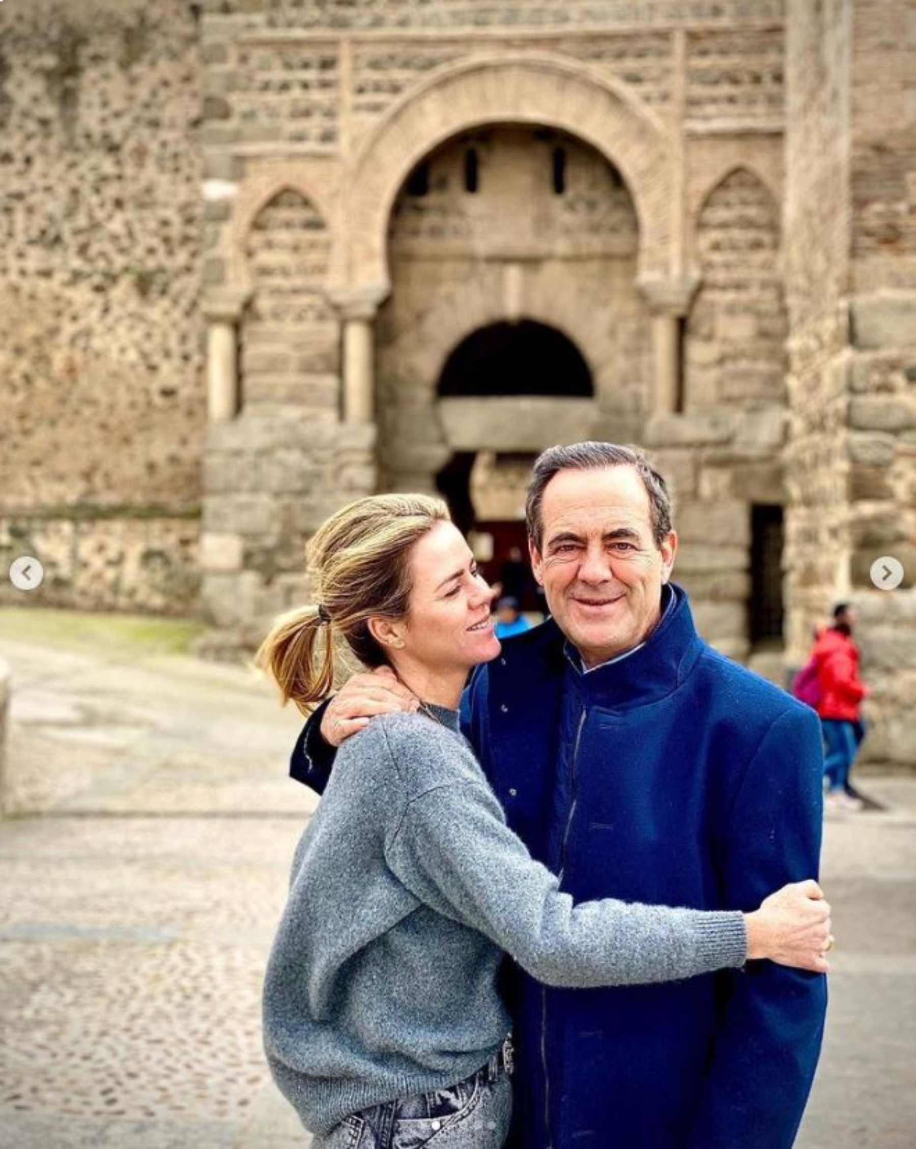 Amelia Bono y su padre. / Instagram