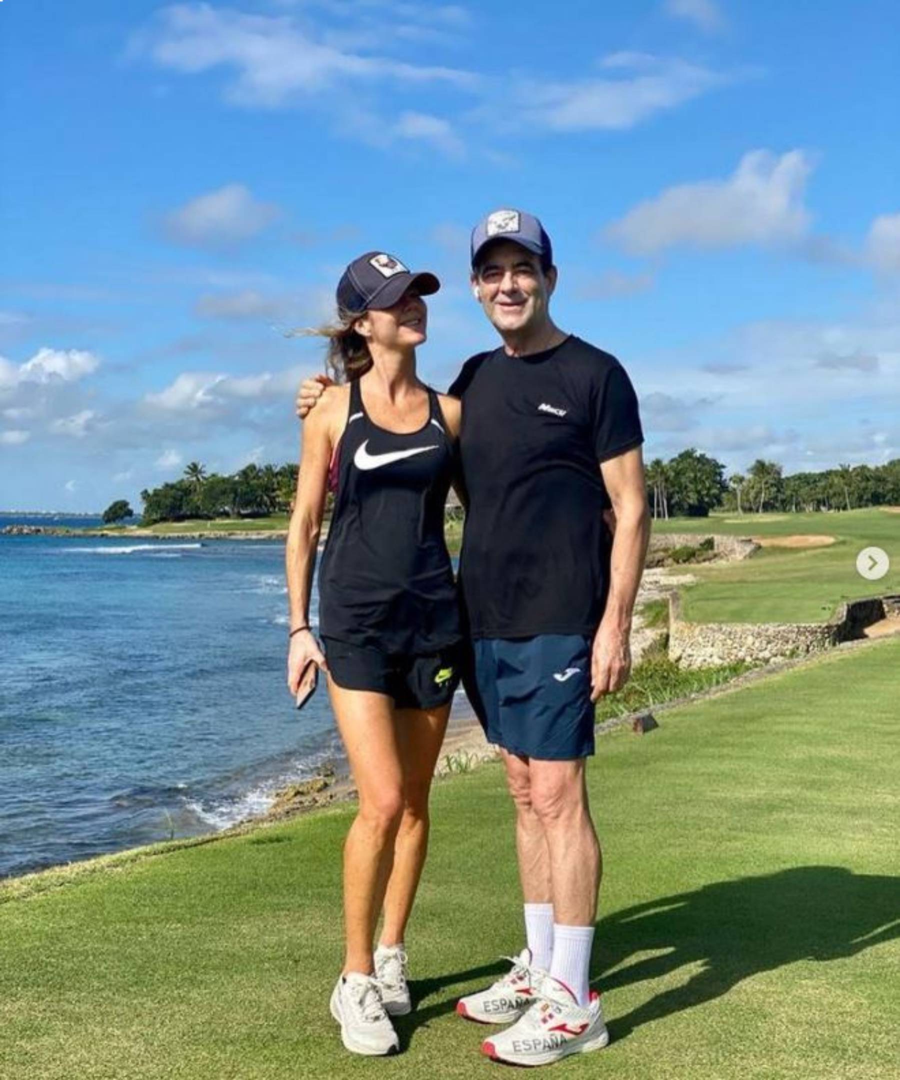 Amelia Bono y su padre. / Instagram