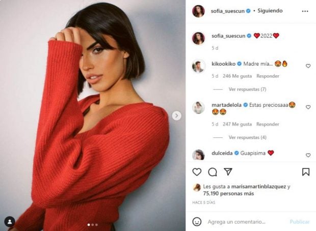 Sof&iacute;a Suescun se corta el pelo./Instagram @sofia_suescun