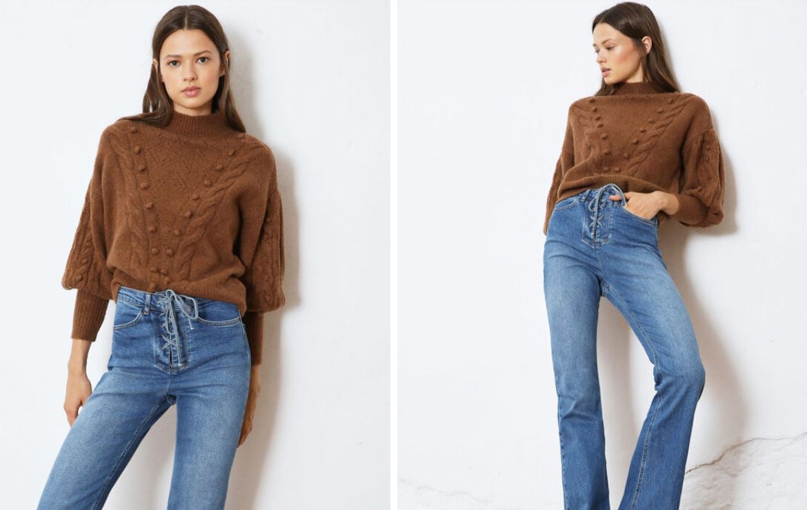 Los jeans m&aacute;s favorecedores de Springfield est&aacute;n a mitad de precio en las rebajas