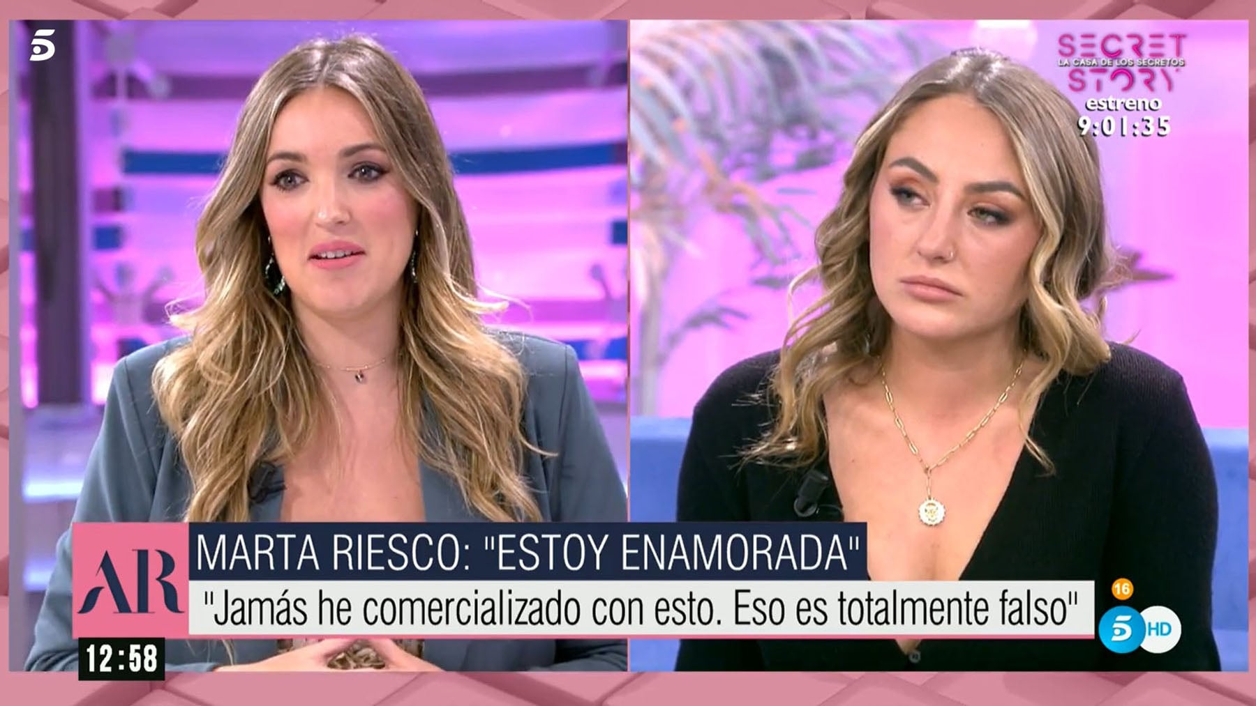 Marta Riesco y Roc&iacute;o Flores / Telecinco