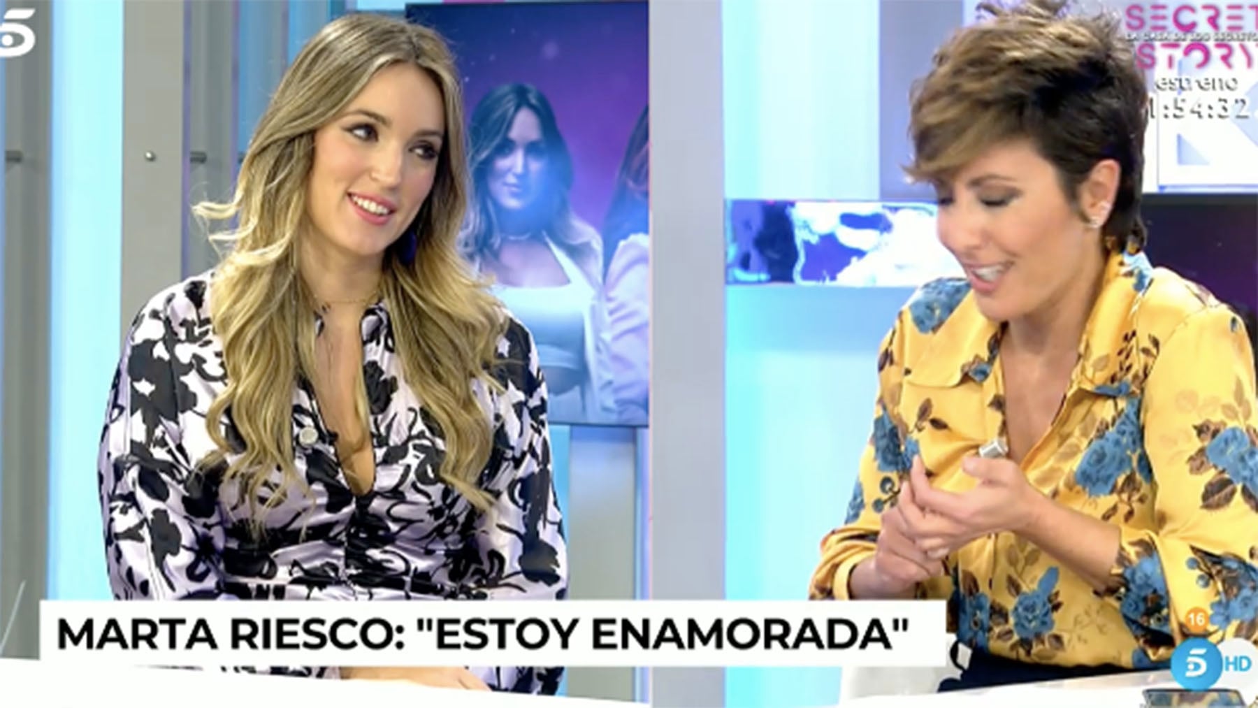 Marta Riesco dice "estar enamorada" / Mediaset