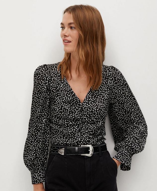 Querr&aacute;s esta camisa con estampado de Mango Outlet: no hay otra igual y est&aacute; rebajada