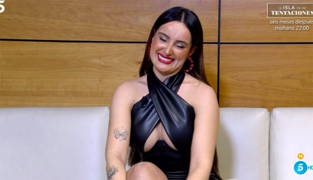 Rosana en el plat&oacute;./Telecinco