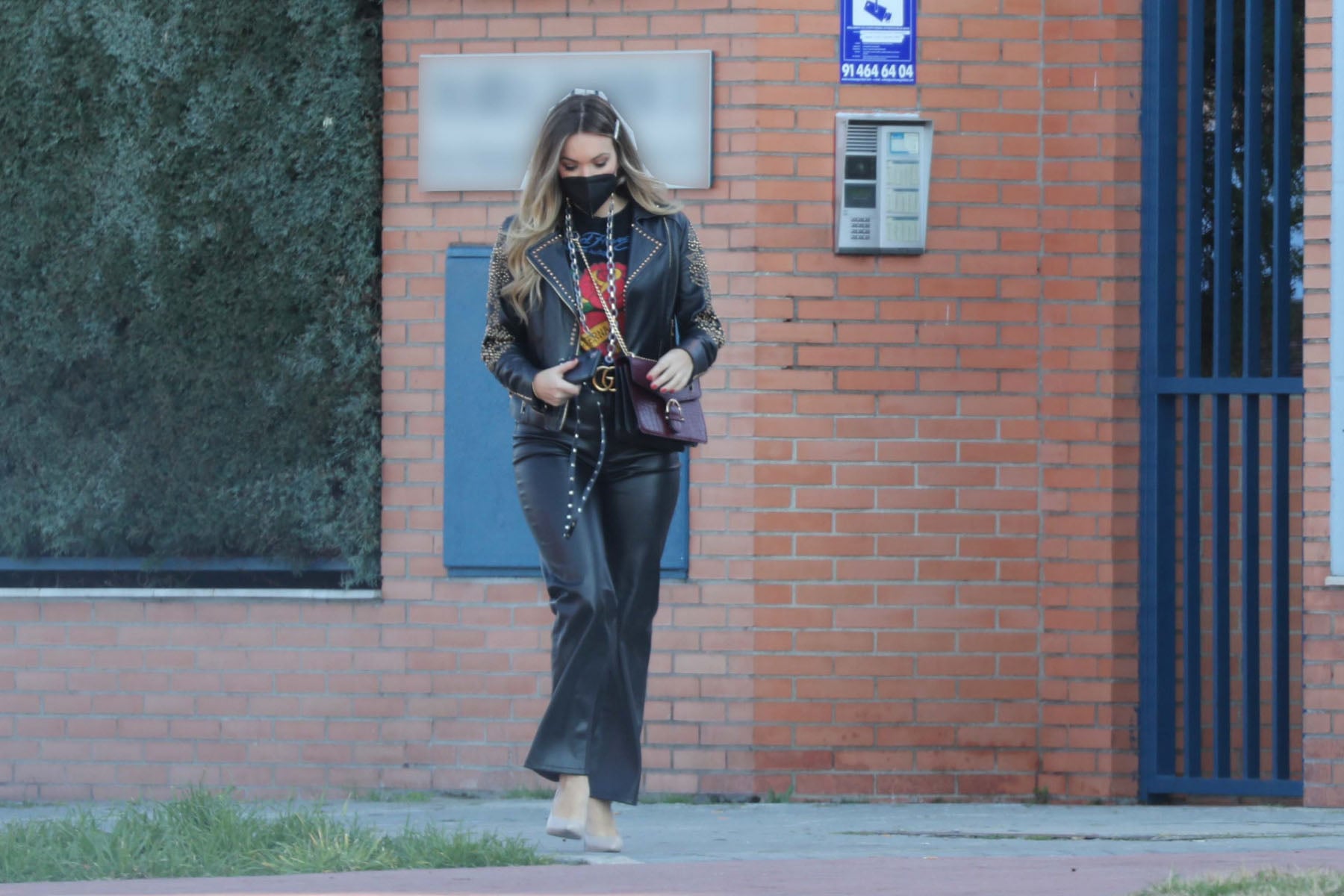 Marta Riesco, saliendo de una comida familiar. / Gtres