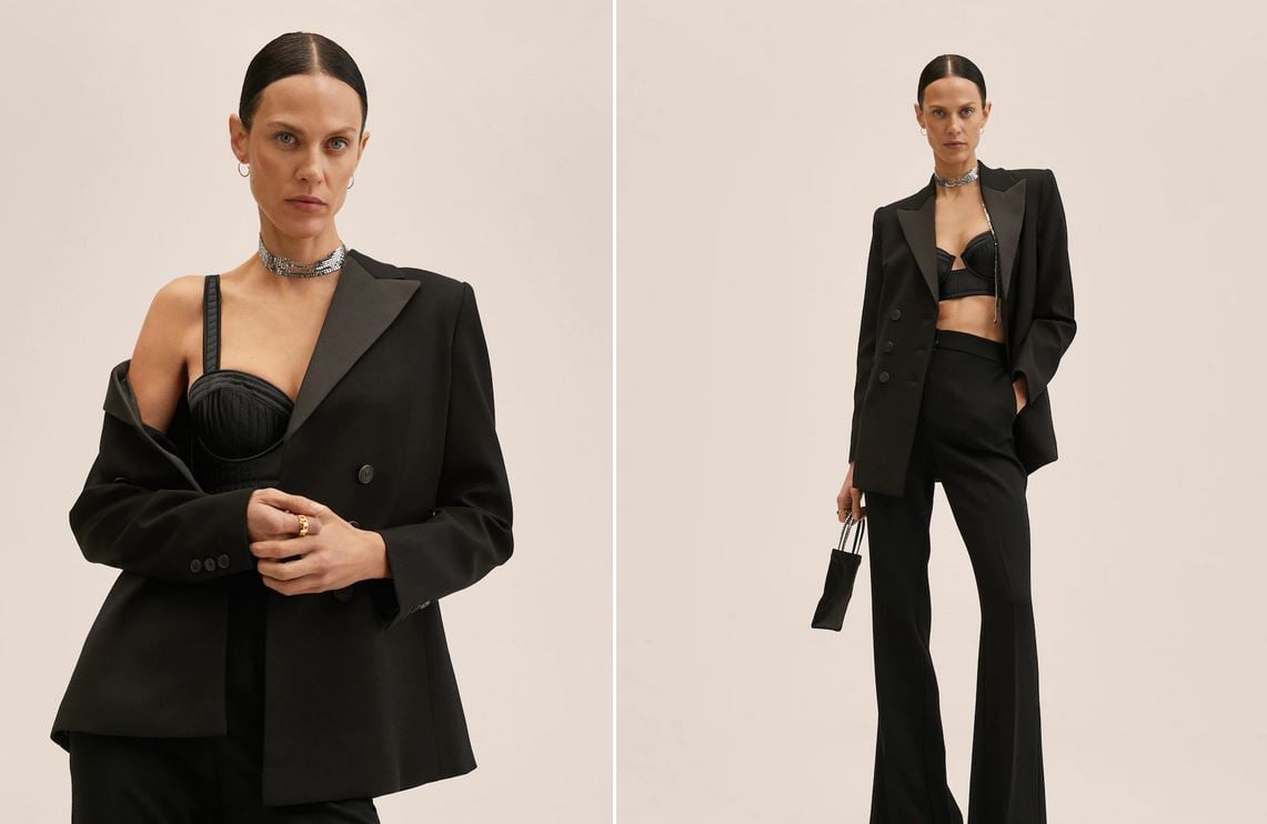 El butsier de Mango para combinar con una americana como Roc&iacute;o Osorno