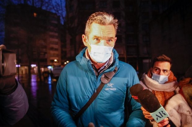 I&ntilde;aki Urdangarin llega a su trabajo, en Vitoria./Gtres