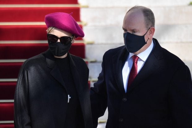 Charlene y Alberto de M&oacute;naco en Santa Devota / Gtres