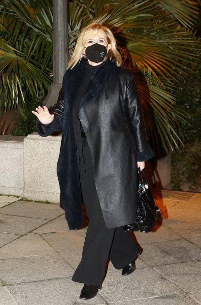 Nieves Herrero en el funeral de Jaime Ostos / Gtres