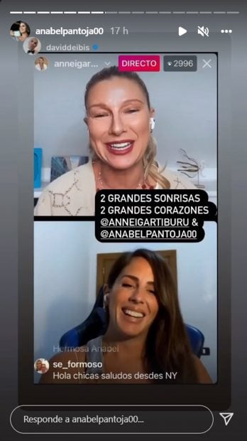 Anabel Pantoja y Anne Igartiburu / Instagram