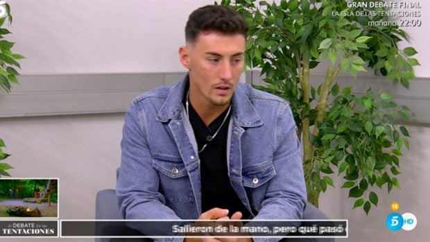 &Aacute;lvaro en 'El Gran Debate'./Telecinco