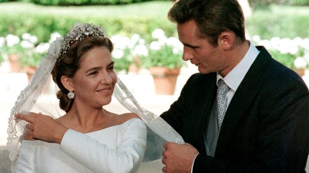 I&ntilde;aki Urdangarin y la infanta Cristina, el d&iacute;a de su boda. / Gtres