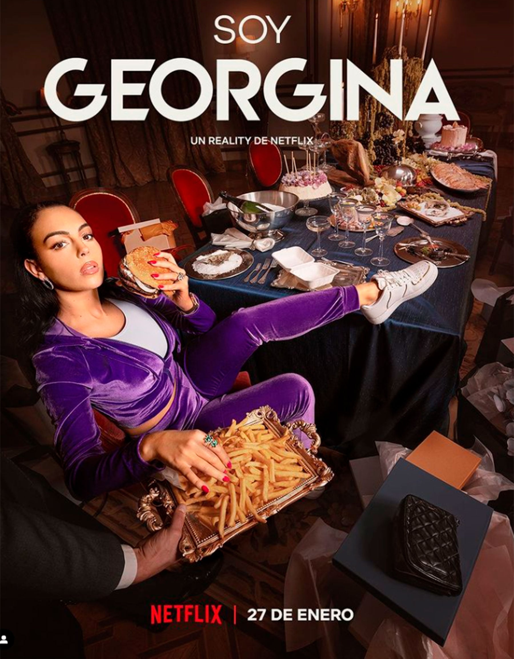 Georgina Rodr&iacute;guez, en la promoci&oacute;n de su docu-reality. / Netflix