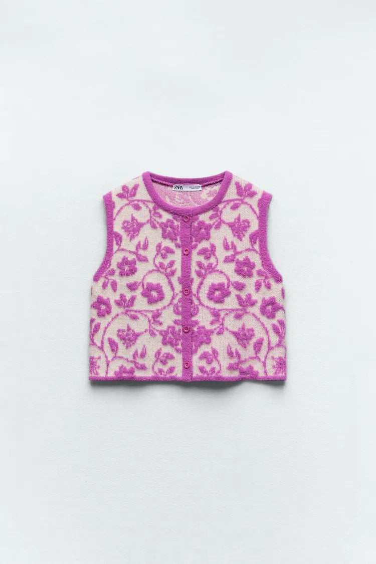 El chaleco floral de Zara para las amantes de la primavera