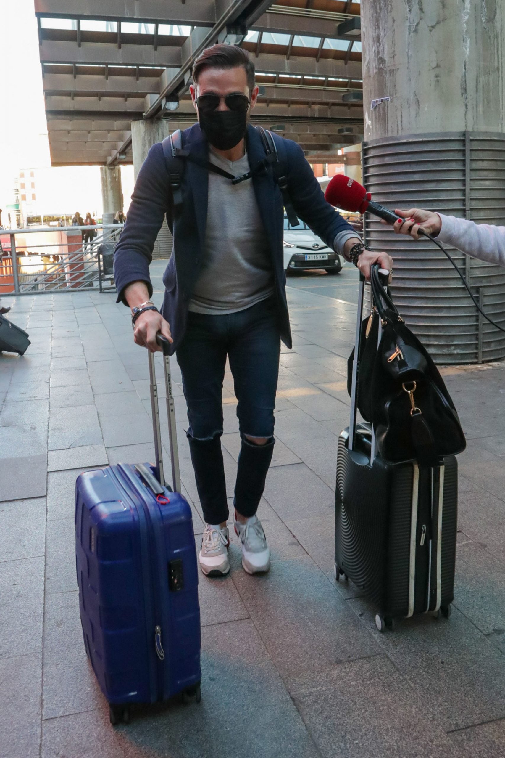 Antonio David Flores, en Atocha. / Gtres