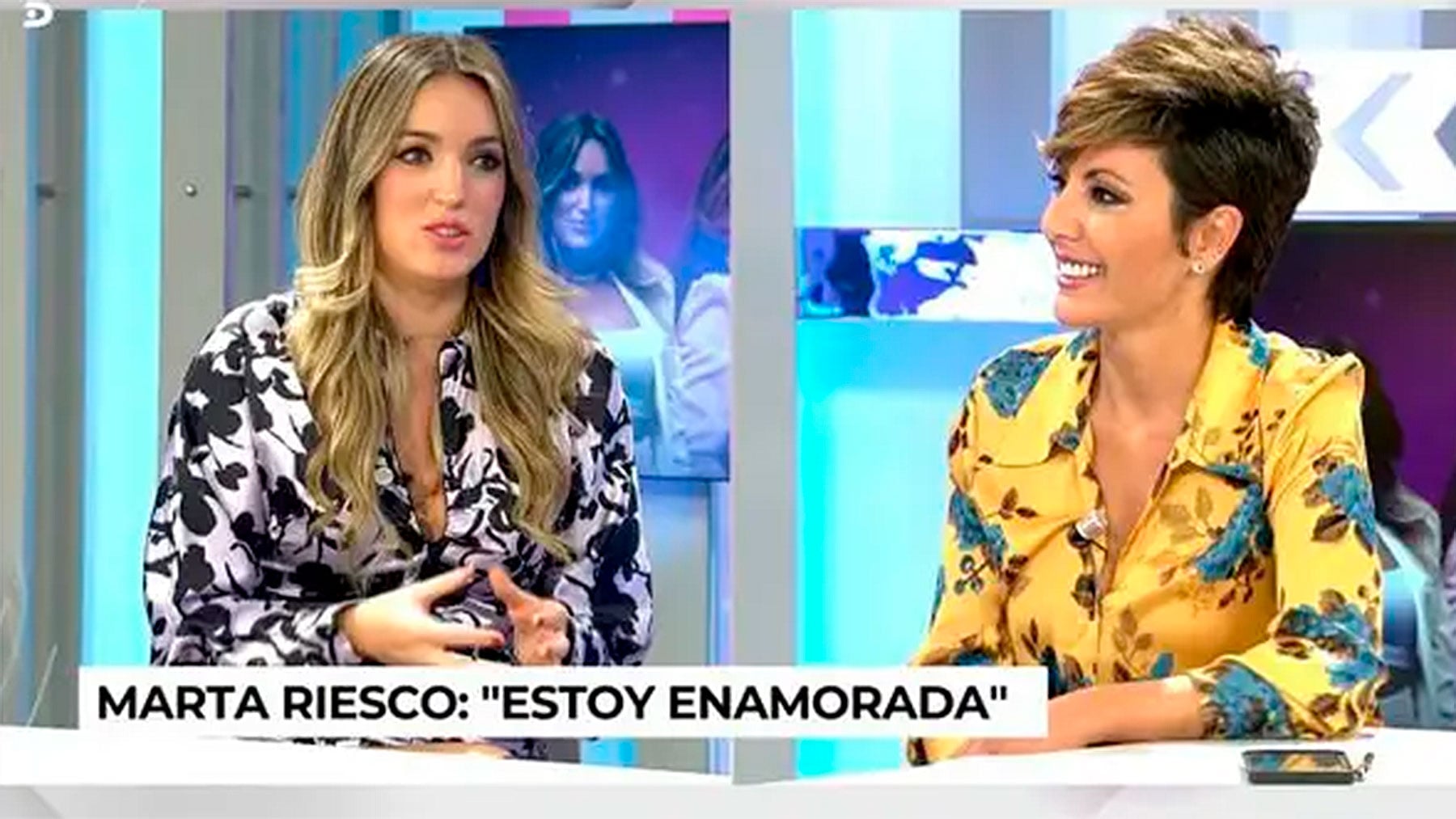 Marta Riesco, este pasado mi&eacute;rcoles en 'Ya son las ocho' / Mediaset