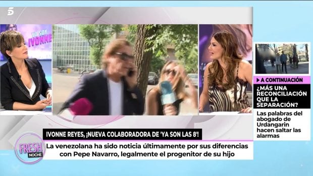 Ivonne Reyes y Sonsoles &Oacute;nega en 'Ya son las ocho' / Telecinco