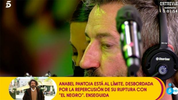 Anabel Pantoja, rota de dolor./Telecinco