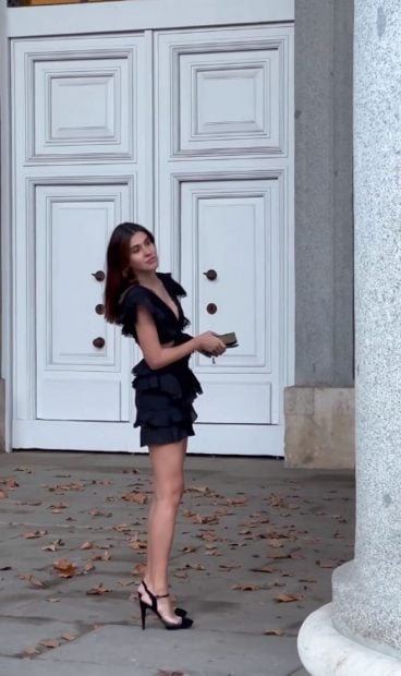 Mery Turiel con un vestido / Instagram