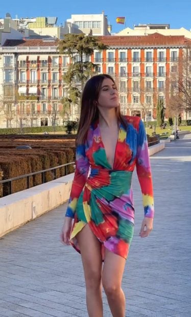 Mery Turiel con un vestido / Instagram