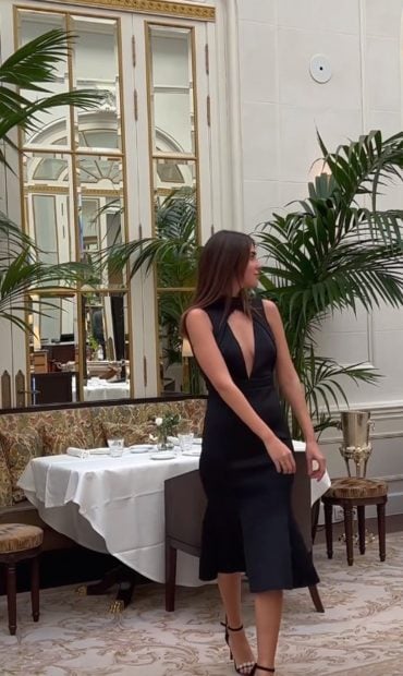 Mery Turiel con un vestido / Instagram