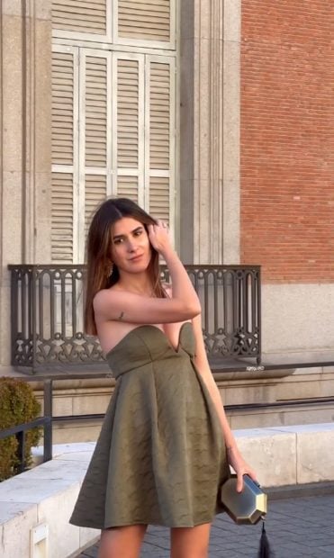 Mery Turiel con un vestido / Instagram