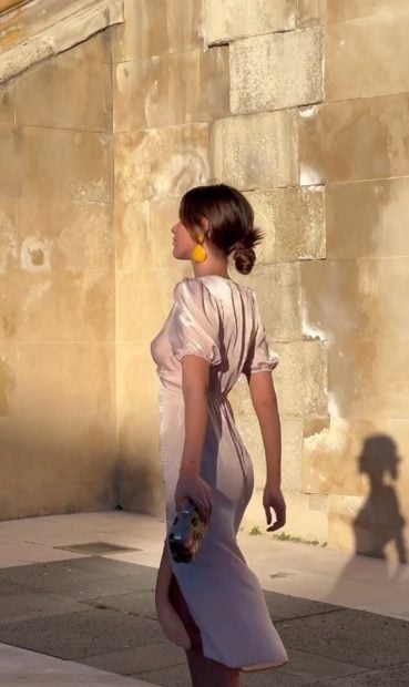 Mery Turiel con un vestido / Instagram