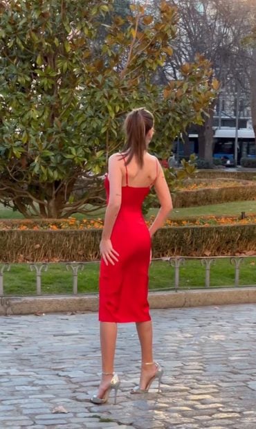 Mery Turiel con un vestido / Instagram