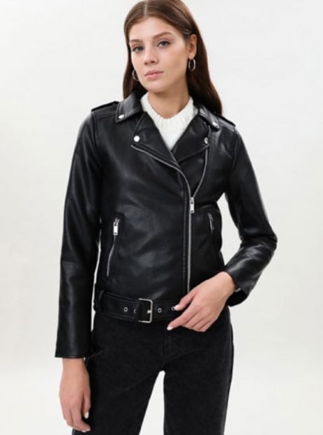 Chaqueta cuero Lefties