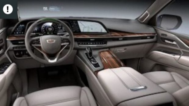 Interior del Cadillac Escalade / Cadillac