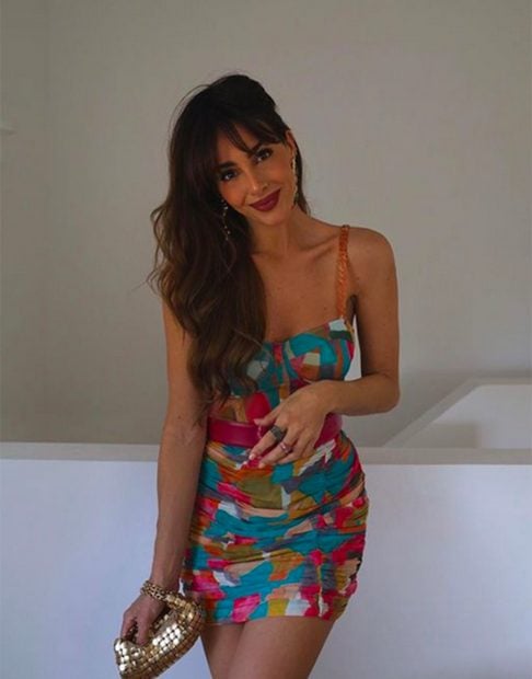 Roc&iacute;o Osorno con el vestido de Zara./Instagram @rocio0sorno