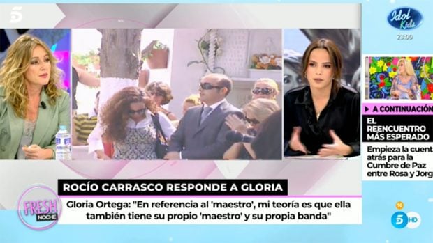 Gloria Camila en 'Ya son las 8'./Telecinco
