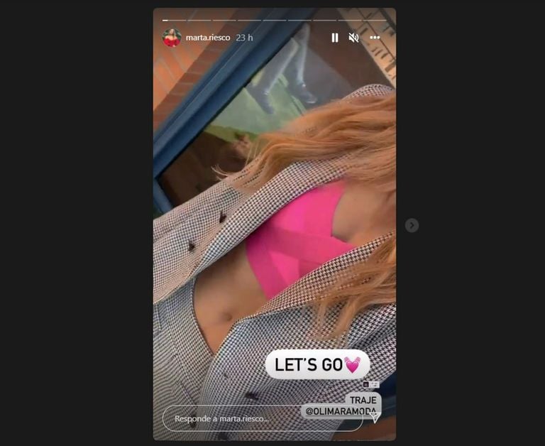 Marta Riesco, en Instagram 