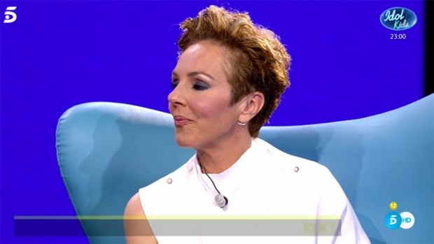 Roc&iacute;o Carrasco en el plat&oacute;./Telecinco