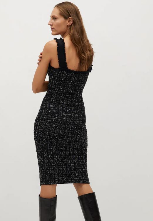 Marca cintura con este vestidazo de Mango Outlet