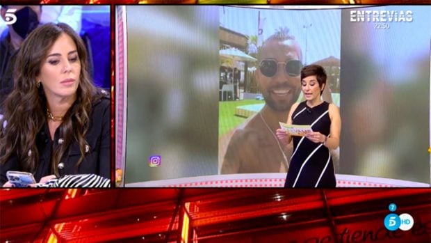 Anabel Pantoja, reacciona a la entrevista de Omar S&aacute;nchez./Telecinco